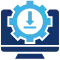End-to-end implementation icon